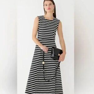 blue and white striped knit dress Parisa Strapless Striped Knit Mini Dress – edikted